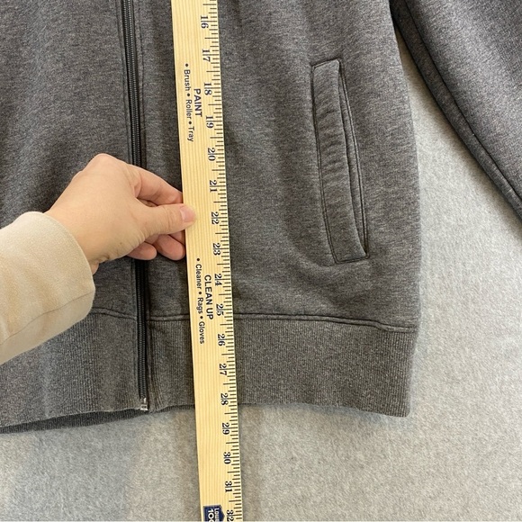 Michael Kors Men's Full Zip Up Sweatshirt Grey Size Medium Very Good Condition - Picture 5 of 11